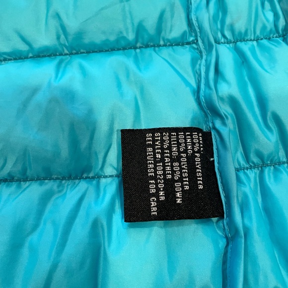 Blanc Noir puffy vest, size xs. Aqua blue. EUC 🦋 - Picture 4 of 4